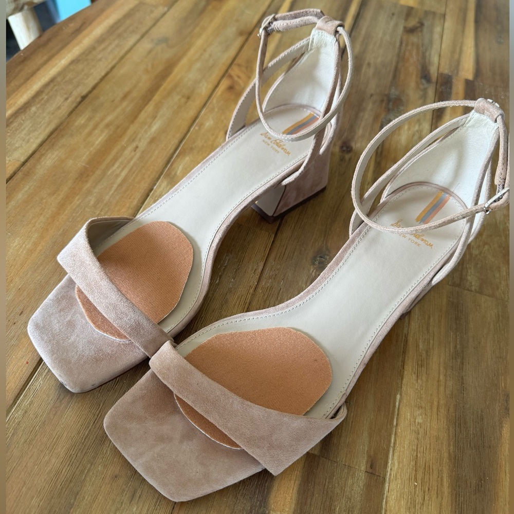 Sam Edelman Suede Wilson Block Heel Sandals